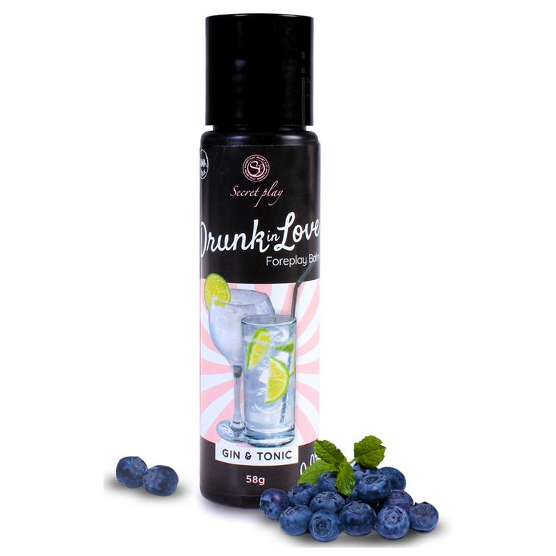 Secret Play Lubrifiant Comestible Drunk In Love Gin & Tonic 60ml